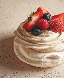 Photo of Pavlova cooked with Aquafaba